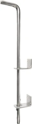 Bodenanker Ø 15 x 500 mm, Edelstahl, blau verzinkt