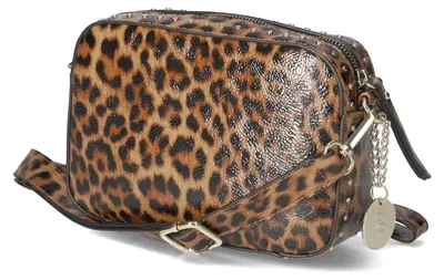 Immagine prodotto di Borsa a tracolla per donna, marca Fräulein Frida, color marrone, realizzata in tessuto e materiale sintetico. Taglia unica