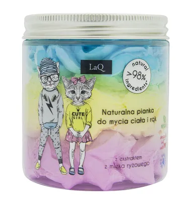 Obrázok produktu pre LaQ Naturalna pianka do mycia ciała i rąk, 100 g