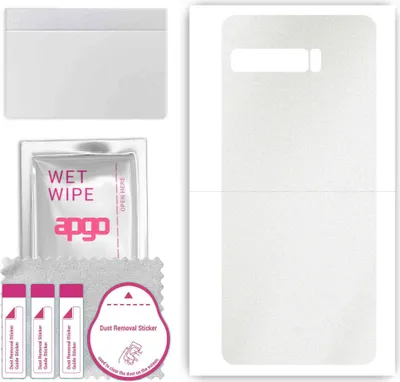 Produktbild von apgo Rückseite Schutzfolie, Skin, kompatibel mit Asus ROG Phone 3 ZS661KS, Hinten Displayschutzfolie aus Vinylfolie, kratzfest, einfache Montage - Matt Transparent