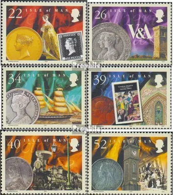 Produktbild von Briefmarken GB - Isle of Man 2001 Mi 900-905 (kompl.Ausg.) postfrisch Victoria