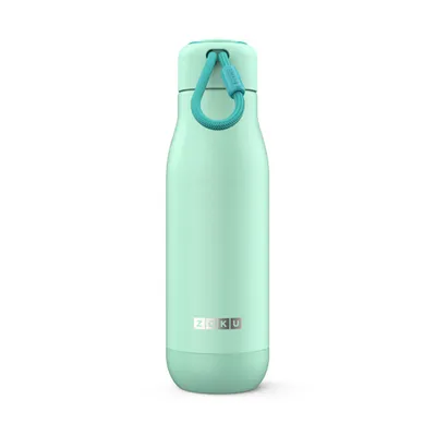 Obrázek produktu pro Termoska, 0,5 l, nerezová ocel/polypropylen, bez BPA, zelená - Zoku | Hydratace