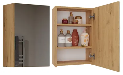 Produktbild von Topeshop POLA 1DL ARTISAN Aufbewahrungsschrank für Badezimmer Eiche