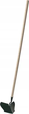 Image de KADAX Botteuse, Charrue à bêcher en acier, Cultivateur avec manche en bois, Charrue manuelle, Soc de charrue, Botteuse de pommes de terre