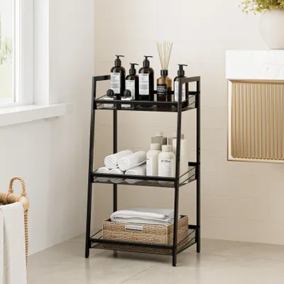 Immagine prodotto di Scaffale indipendente per il bagno, con 3 ripiani