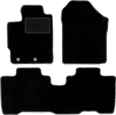 Image de Tapis en velours noir pour : monospace Toyota Verso-S (2010-2015)