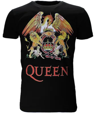 Immagine prodotto di Queen Classic Wappen-Logo-T-Shirt | Ikonisches Band-T-Shirt - XL