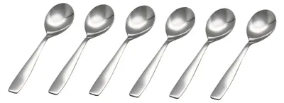 6 Espressolöffel Edelstahl 10,5 cm spülmaschinengeeignet