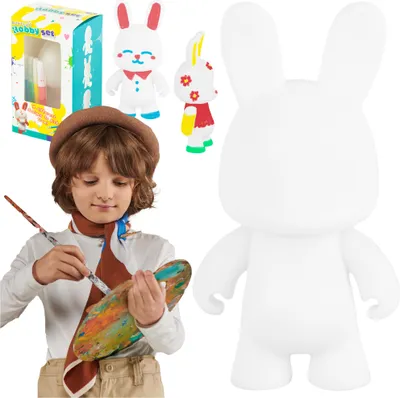 Produktbild von Figur zum Malen Für Kinder Ostern DIY Geschenke Hase