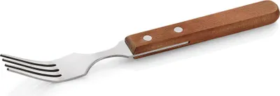 Produktbild von Steak-/ Pizzabesteck Gabel Holz braun