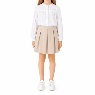 Produktbild von 63202 STRENESSE Bluse Mädchen Weiß Gr. 128 – Elegante Baumwollbluse für Mädchen
