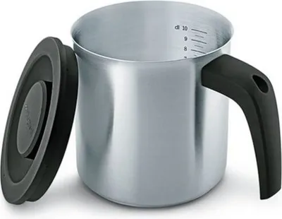 Produktbild von Betty Bossi Messbecher »Messbecher mit Deckel, 1 l«, Edelstahl, Kunststoff, Hitzebeständig