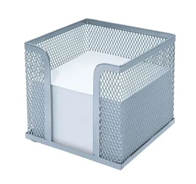 Produktbild von WEDO Zettelbox Office aus Drahtmetall silber