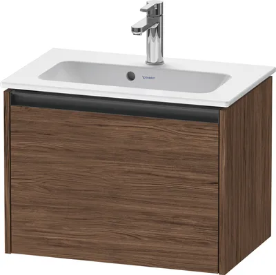 Produktbild von Duravit Ketho.2 Wastafelonderkast 61x39x44 cm Mat Noten (donker)