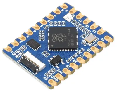 Produktbild von Waveshare RP2040-Tiny Entwicklungsboard: 20 GPIO-Pins, FPC 8PIN-Anschluss für USB-Port-Adapterboards