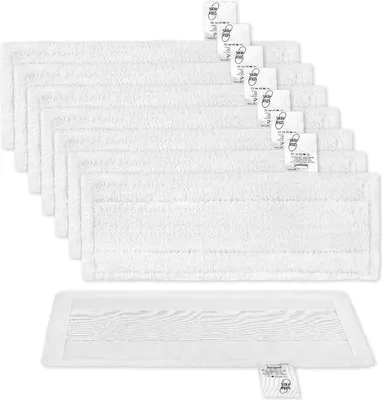 Produktbild von 8 Stück Mikrofaser-Tuchset für Kärcher Dampfreiniger – Kompatibel mit EasyFix SC2, SC3, SC4, SC5, Waschbar