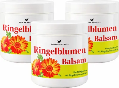 Produktbild von 3x 250 ml Herbamedicus Ringelblumen Balsam
