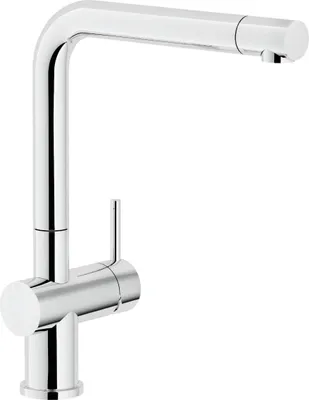 Produktbild von KeraDomo Armatur SILA in CHROM mit Festauslauf / Systemceram