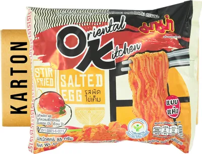 Produktbild von Mama Instantnudel Stir Fried gesalzene Eier 20x85g
