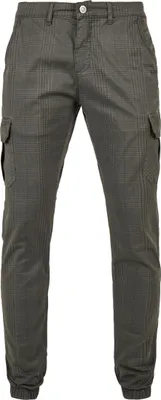 Produktbild von Urban Classics - Glencheck Cargo Jogger Hose dunkelgrau - L