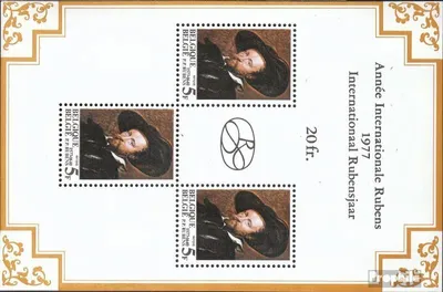 Produktbild von Briefmarken Belgien 1977 Mi Block46 (kompl.Ausg.) gestempelt Rubens- Gedenkjahr