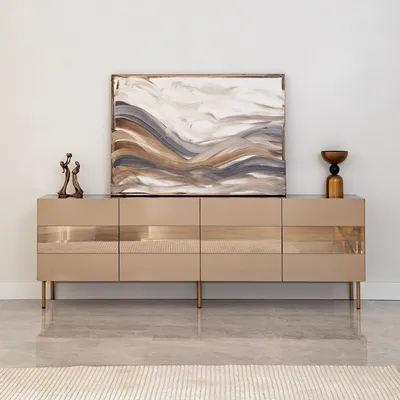 Immagine prodotto di Skye Decor, Leon - Bronzo, Oro, Mobile TV, 100% MDF, Bronzo, 180 x 35 x 59 cm