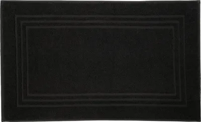 Produktbild von Kleine Wolke Frottiervorleger LODGE Schwarz 50 x 80 cm