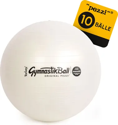 Produktbild von 10 Original Pezzi® Gymnastikball MAXAFE - platzsicher - perlweiß