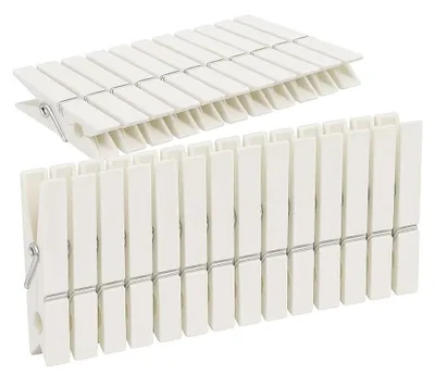 Produktbild von Wäscheklammern aus robustem und langlebigem Kunststoff, rostfrei, schmutzabweise