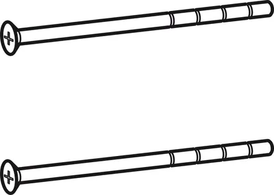 Produktbild von HAUTAU ATRIUM HS Griffschrauben-Beutel M5 x 100 mm, Inhalt: 2 Stück