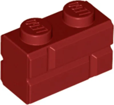 Immagine prodotto di 100 pezzi LEGO part c. 98283 in rosso scuro