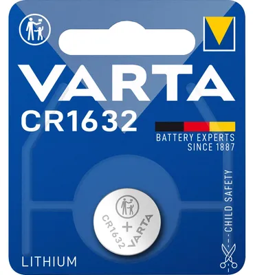 Immagine prodotto di Varta Batterie Knopfzelle CR1632 3V 135mAh Lithium      1St.