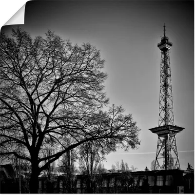 Produktbild von ARTland Poster Berlin Funkturm Größe: 30x30 cm