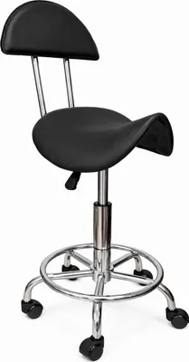 Obrázek produktu pro Kadeřnický stolek s opěrkou, kosmetický, do salonu, černý C-9355, nastavitelný