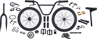 Immagine prodotto di Kit per assemblare la tua bici BMX Flatland Colony (Nera)
