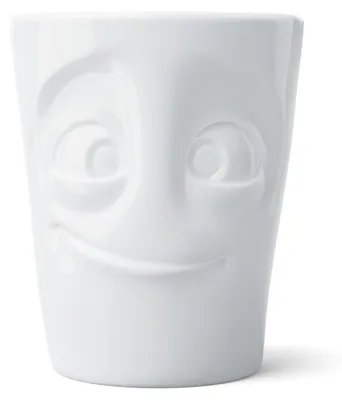 Obrázok produktu pre FiftyEight – Hrnček s uchom Grummelig Extra veľký 500 ml, biely