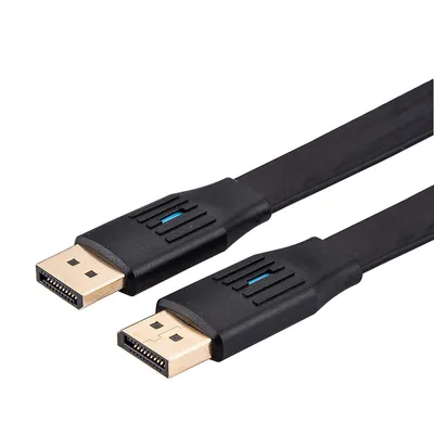 Produktbild von VALUE DisplayPort Kabel, v1.4, flach, DP ST/ST, schwarz, 1 m