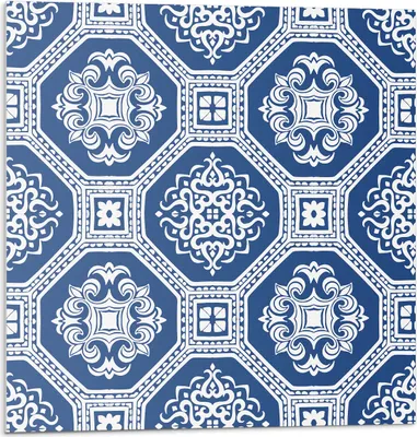Produktbild von Muster Mit Achtecken – Selbstklebende Fliesen – Wandverkleidung – Wandpaneel – PVC Fliesen – Vinylflisen – PCV Flisen – Selbstklebend – Wanddeko – 9 Stück 30 x 30 cm