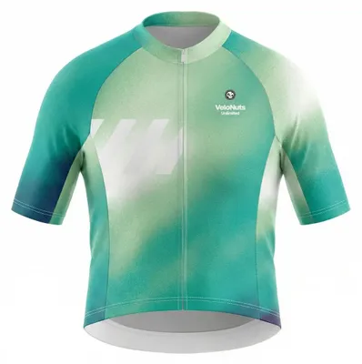 Produktbild von VeloNuts Herren Radtrikot, Fur Code, Mint Air, L