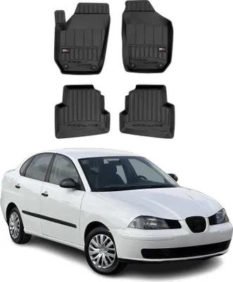 Productafbeelding van 2002-2009 Seat Cordoba vloermatten, TPE, zwart, 4-delig