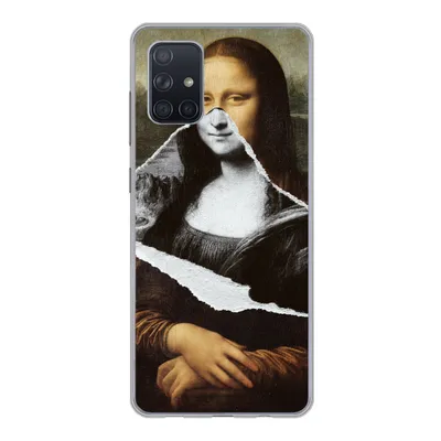 Produktbild von MuchoWow® Handyhülle Schutzhülle Hülle für Samsung Galaxy A51 Mona Lisa - Da Vinci - Kunst Silikon Softcase Handy Hülle - Schutzabdeckung