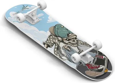 Produktbild von Authentic Sports 540 Skateboard Muuwmi Abec 5 Skul