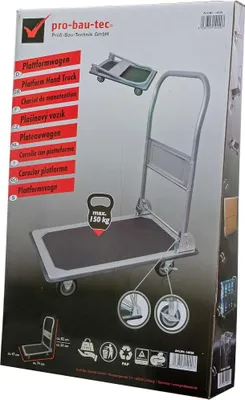 Obrázok produktu pre Plošinový transportný vozík, nosnosť 150 kg
