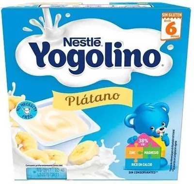 Image de Dessert Nestlé au lait de banane 4 pièces