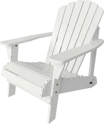 Produktbild von AXI Carmen Adirondackstuhl aus Holz in Weiß | Gartenstuhl / Loungestuhl / Adirondack Stuhl / Chair aus Holz für 1 Person mit Armlehnen & hoher Rückenlehne | 90,5 x 78,4 x 93 cm
