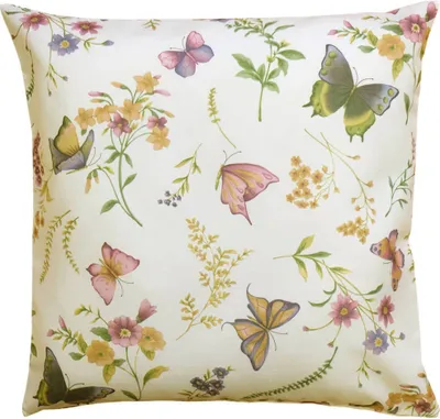 Produktbild von Kissen-Bezug Schmetterlinge Textil bunt 50x50 cm