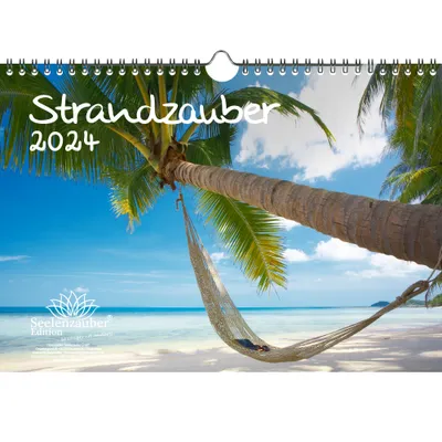Produktbild von Strandzauber DIN A4 Kalender für 2024 Urlaub Strand und Strände - Seelenzauber