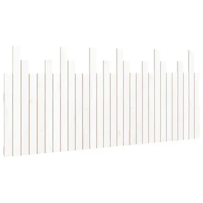 Immagine prodotto di vidaXL Testata a muro bianca 185x3x80 cm in legno di pino massiccio