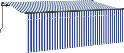Obrázek produktu pro Budsorovatelné zastřešení Modrá a bílá 400 x 200 cm
