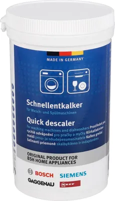Produktbild von Schnellentkalker BOSCH 00312340 für Waschmaschine Geschirrspüler 250g